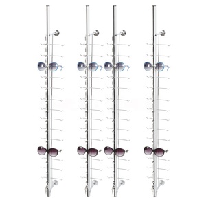 LOC-C-9PC Giá Treo Tường Bằng Kim Loại, Có Thể Khóa Kệ Khung Kính Quang Học - Product Image 5