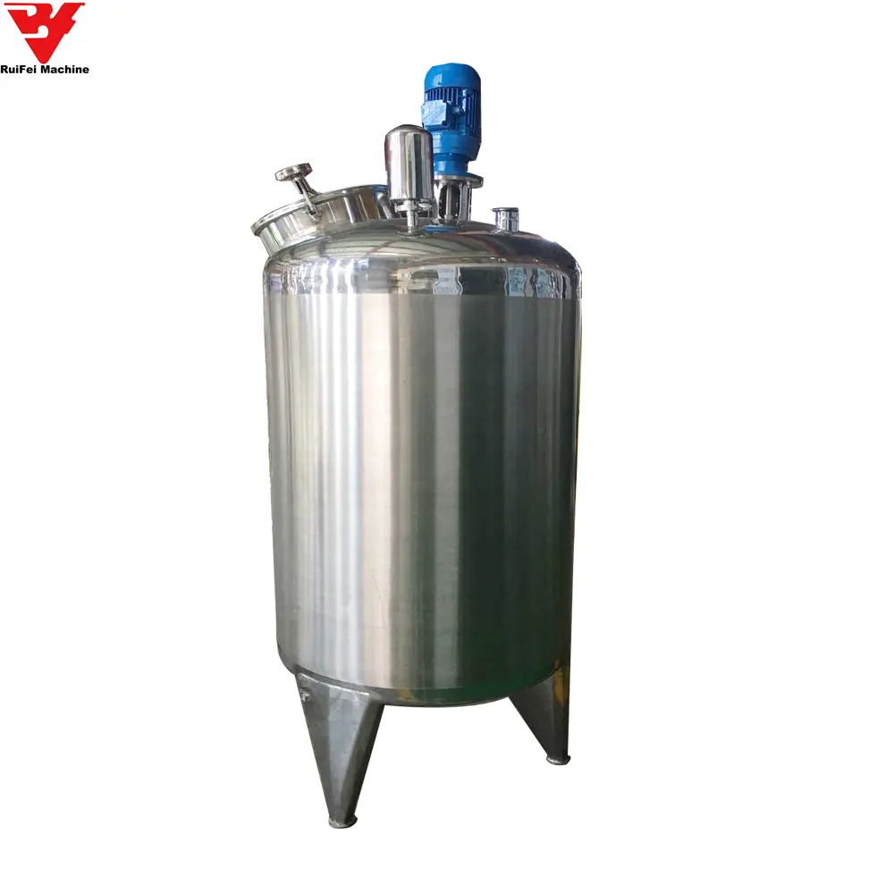 Pasteurization दूध स्टेनलेस स्टील के मिश्रण टैंक पेय टैंक डेयरी उत्पाद मशीन