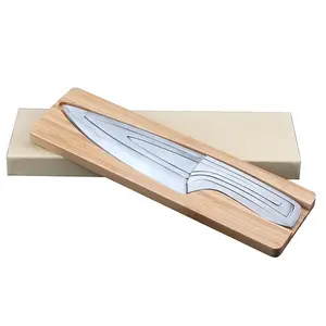 Forged 4 In 1 Heavy Suty Type Stainless Steel Knife With Bamboo Holder