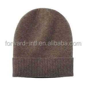 customized made fashion style cashmere knitted women winter hat