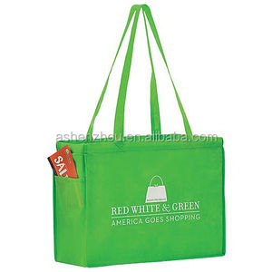 Mejores Precios atractivo <span class=keywords><strong>estilo</strong></span> personalizadas plegable PP no tejido bolsa de envasado para comestibles <span class=keywords><strong>ropa</strong></span> - Product Image 1