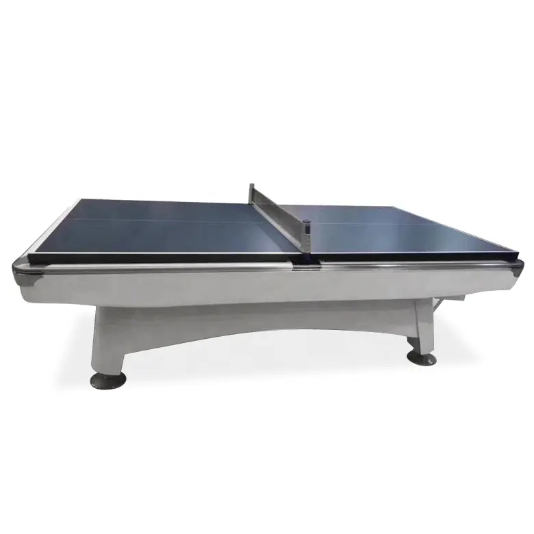 High-end modern stil lüks 9ft 8ft boyut bilardo bilardo masası ile masa tenisi üst 2 in 1 Fonksiyonu