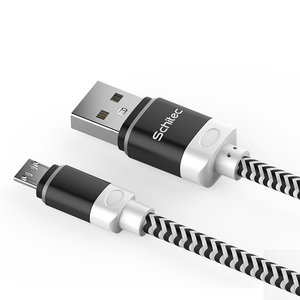 Câble <span class=keywords><strong>micro</strong></span> <span class=keywords><strong>usb</strong></span> <span class=keywords><strong>de</strong></span> haute <span class=keywords><strong>qualité</strong></span> en nylon tressé, vente en gros, mm - Product Image 2