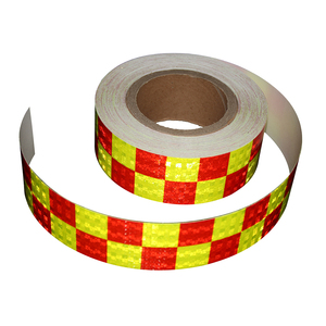 Mẫu Miễn Phí Bán Buôn PVC Phản Quang Dán Vuông Lưới Rô Mô Hình Phản Chiếu Băng Cho Xe Tải, Xe Hơi, Đường - Product Image 6