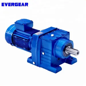 R series inline helical gear motor