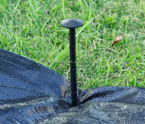10Cm 15Cm Màu Đen Nhựa Gai Lều Pins Pegs/Nhựa Ground Pegs Weed Mat, Nhựa Nail, Mulch Pegs Trong Làm Vườn - Product Image 3