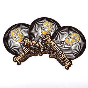 Disegno di modo di Abbigliamento di Etichette Personalizzate Elegante Forma di Sublimazione di Stampa Personaggio Dei Cartoni Animati Logo Indumenti Posteriore Patch - Product Image 1