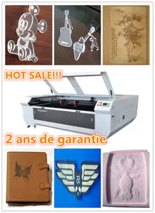 CO2 laser cnc laser decoupee et gravure machine avec double tete pour non metaux