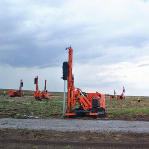 Excavator Float Track Pile Driver untuk lembar Pile - Product Image 2