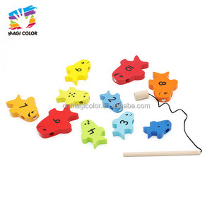 Nouvelle arrivée éducatifs magnétique en bois poissons jeux pour les tout-petits W01B088 - Product Image 1