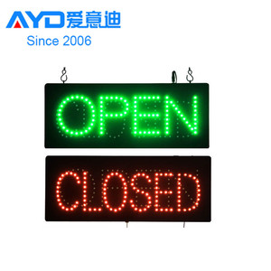 Cajas de luz LED acrílicas <span class=keywords><strong>para</strong></span> publicidad, señal móvil abierta <span class=keywords><strong>para</strong></span> tienda de negocios, proveedor de fábrica - Product Image 1