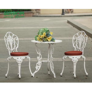 Luxury European <strong>Aluminum</strong> Waterproof Powder Coated Outdoor Dining Furniture <strong>Table</strong> and Chairs Set for Hospital Hotel Park Use - Product Image 2