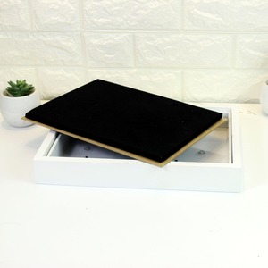 Di alta qualità 10*10 3D profondo nero del velluto di trasporto posteriore Farfalla Tassidermia di Legno scatola di ombra photo Frame - Product Image 6
