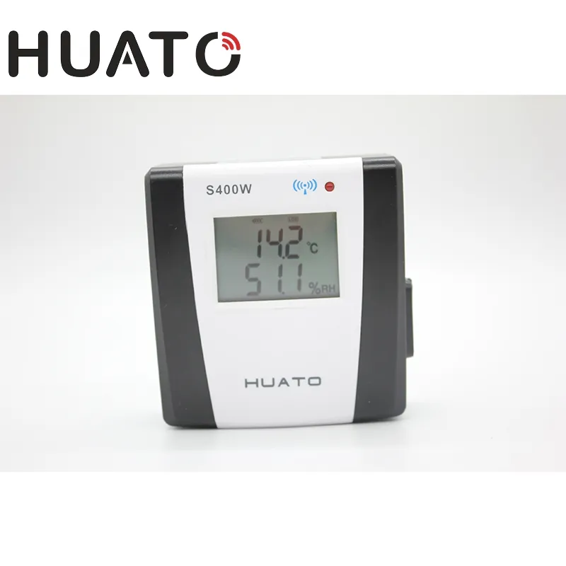 पर्यावरण वास्तविक समय की निगरानी और रिकॉर्डिंग वायरलेस डेटा लकड़हारा तापमान आर्द्रता S400W-Th