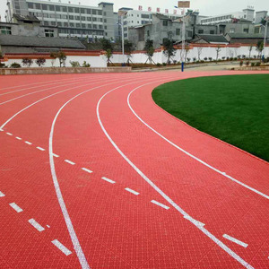 Pista de material sintético para correr, suelo deportivo de polipropileno, suelo modular de plástico para patio de recreo al aire libre - Product Image 2