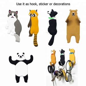 Móc Treo Hình Động Vật Sáng Tạo Móc Treo Chìa Khóa Hình Động Vật Gắn Tường Móc Hình Động Vật Tự Dính Sáng Tạo - Product Image 6