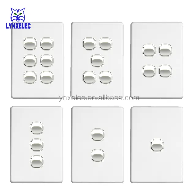 Australian approval 250V wall switch lighting switch SAA switch