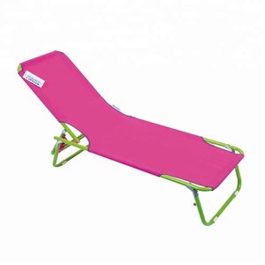 Chaise <span class=keywords><strong>de</strong></span> plage et <span class=keywords><strong>lit</strong></span> <span class=keywords><strong>de</strong></span> camping pliables modernes en fer, imperméables et portables pour enfants et tout-petits - Product Image 1