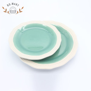 Por encargo en China recatvie placa <span class=keywords><strong>de</strong></span> cristal único Esmeralda <span class=keywords><strong>gres</strong></span> <span class=keywords><strong>vajilla</strong></span> - Product Image 3