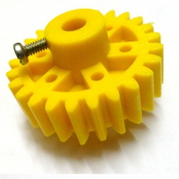 Engrenage à denture droite en plastique POM nylon moulé par injection plastique personnalisé