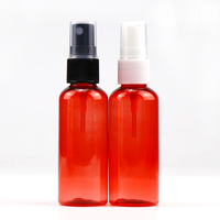 Sérigraphie personnalisée Pet 100ml bouchon à vis transparent Spray bouteilles en plastique Pet. Vente en Gros Rond 50ml Rouge Bleu Blanc Brun