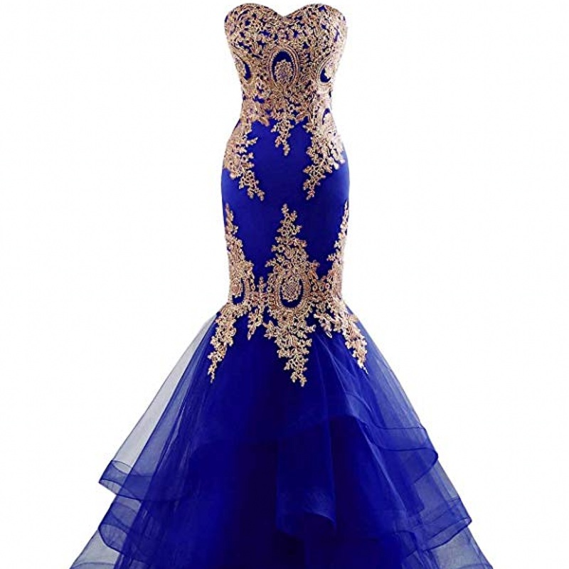 chinese dress ladies Prom Dresses with Detachable Train Sparkly Sequin Ball Gown with Slit 2025  Sexy Tight Long Strapless Satin Corset Mermaid Formal Gowns and Evening  Dresses for Women Aqua US0 at Amazon Women's Clothing