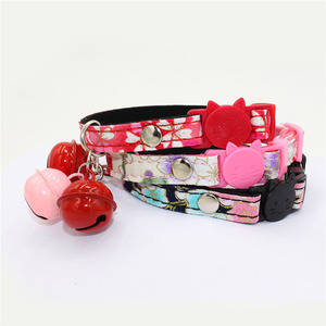 Mini estilo de productos para mascotas suave cómoda seguridad flor <span class=keywords><strong>Collar</strong></span> de cabeza de gato broche Pet <span class=keywords><strong>Collar</strong></span> Bell con hebilla de seguridad y bell - Product Image 5