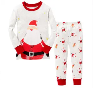 Best selling product kids plain christmas pajamas with low price