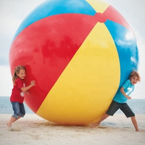 Personalizzato cinese caldo di vendita di grandi dimensioni gonfiabili sprinkler rosa softball luna pallone da spiaggia, grande pallone gonfiabile giocare sulla spiaggia per il divertimento - Product Image 3