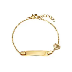 Braccialetto a Barra per Bambini in Argento Sterling 925 - Product Image 1