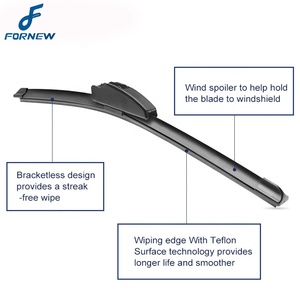 Spazzole Tergicristallo Anteriori per Auto Fornew per Toyota <span class=keywords><strong>Yaris</strong></span> Prodotta in Francia 1999 2000 <span class=keywords><strong>2011</strong></span> - Product Image 2