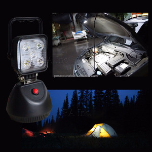PA Auto Vehículo Inspección Spot Light Lámpara de camping de mano con adaptador y cargador de coche IP67 UTV Piezas y accesorios - Product Image 4