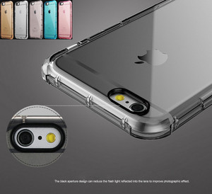 Forro protecto / Fundas de Silicona Transparente Resistente a la suciedad Para iPhone 6 / 6plus celulares por mayor - Product Image 3