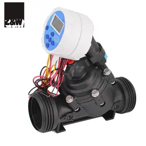 9V battery operated wireless waterproof programmer controller irrigation timer CA1601 DC Latching pulse one station