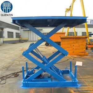 <span class=keywords><strong>Table</strong></span> élévatrice à ciseaux hydraulique stationnaire <span class=keywords><strong>de</strong></span> petite taille 1 tonne - Product Image 2