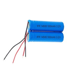 ก้อนแบตเตอรี่ลิเธียมไอออน3.2V 500mAh <span class=keywords><strong>14500</strong></span>ได้ IFR 3.2V <span class=keywords><strong>14500</strong></span> <span class=keywords><strong>Lifepo4</strong></span> <span class=keywords><strong>14500</strong></span>แบตเตอรี่500mAh