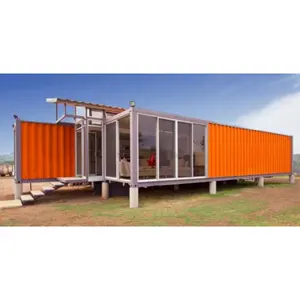 20ft 40ft 低成本国际标准改装集装箱仓库，用于狭小的生活空间