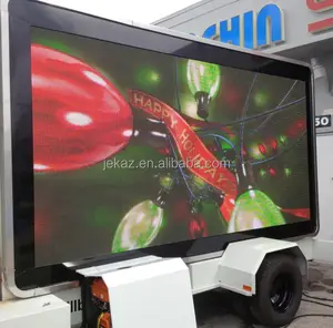 Inovatif produk baru led untuk 2016 berjalan/standin bermain dipimpin tampilan layar iklan satu seluruh tubuh dalam ponsel gaya