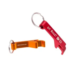 Classic metal bottle opener keychain ,Aluminum Bottle / Can Opener Key Rings