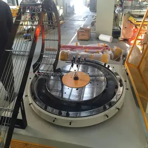 Automatic curling machine for metal lids making