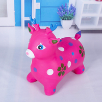 Animal sauteur gonflable en PVC pour enfants, cerf