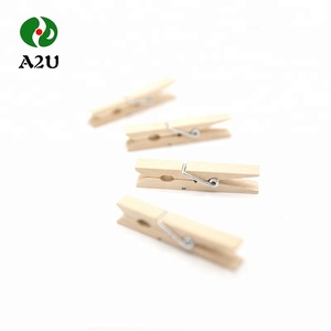 <span class=keywords><strong>Vintage</strong></span> handmade wooden craft clips clothespins - Product Image 4