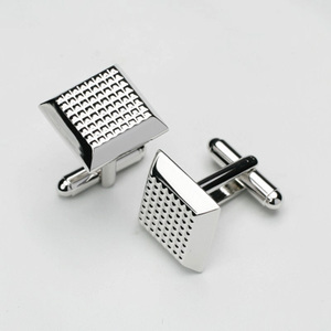 De onda brazalete enlace fábrica barato al por mayor de latón gemelos para los hombres - Product Image 3