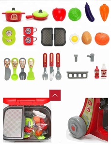 Popolare Set Giocattolo di Cucina con Carrello <span class=keywords><strong>per</strong></span> Bambini, Utensili da Cucina Finti - Product Image 4