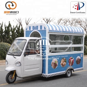 Carro Eléctrico Multifuncional de Tres Ruedas para Venta de Flores/Comida/Remolque de Comedor - Product Image 4