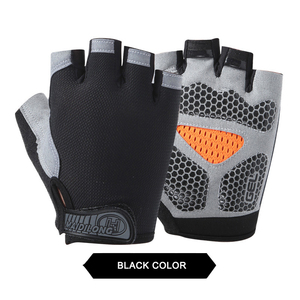 Outdoor <span class=keywords><strong>Gel</strong></span> Imbottito Mezza Finger Gloves <span class=keywords><strong>Ciclismo</strong></span> - Product Image 4
