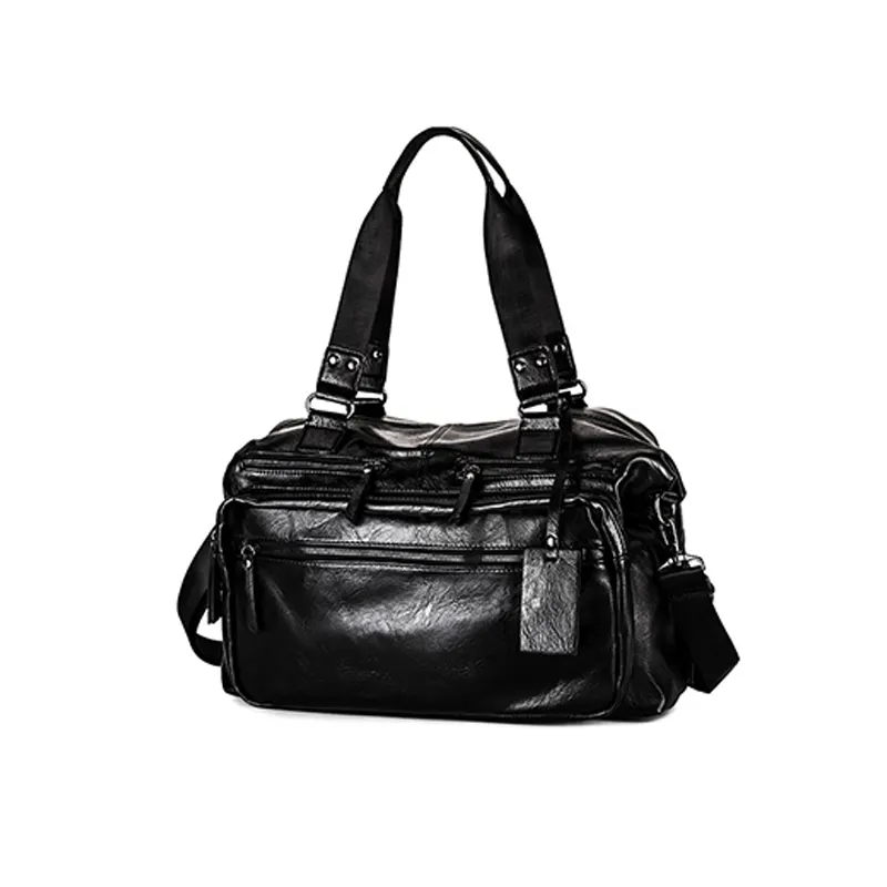 PU Leather Duffel Bags Travel Holdall Sport Luggage Weekender Bag PU Duffle Bag