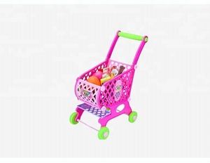 Mini carrito de compras súper divertido <span class=keywords><strong>para</strong></span> <span class=keywords><strong>niñas</strong></span>, juego de comida, juguete de cocina, barato - Product Image 3