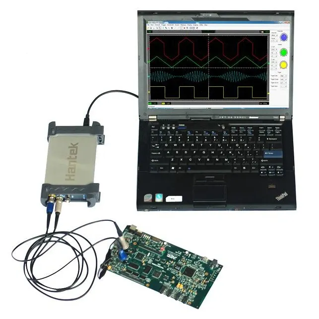 Hantek — Oscilloscope automobile 6022BE PC USB, 2 canaux numériques, bande passante 20MHz, 48MSa/s, fréquence d'échantillonnage