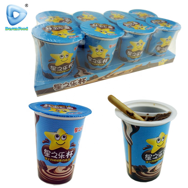 Китай, оптовая продажа, халяльная шоколадная чашка, палочка для печенья